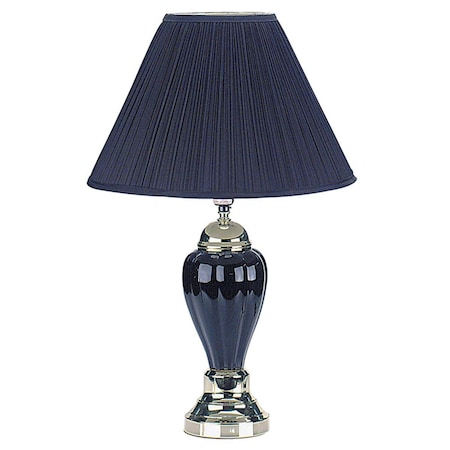 Ore Furniture Ore Furniture 6117BK 27 in. Ceramic Table Lamp - Black 6117BK